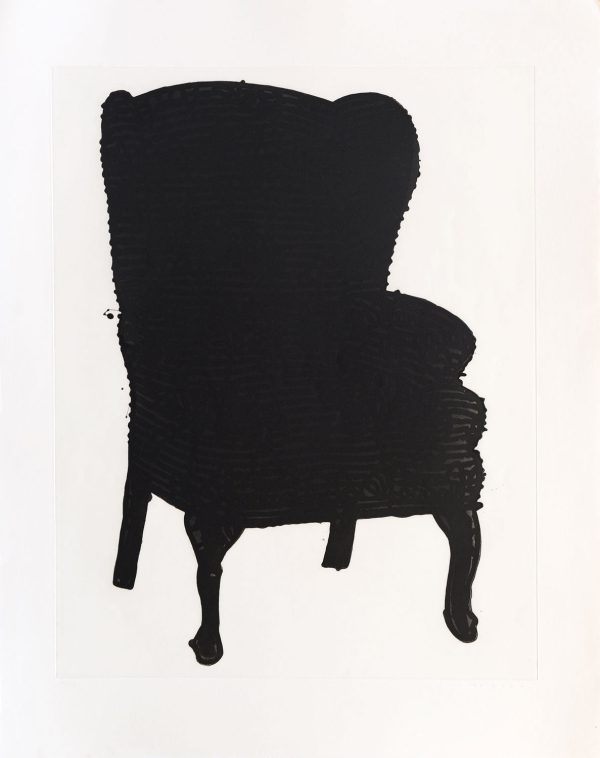 Black Stripey Love Chair Discount