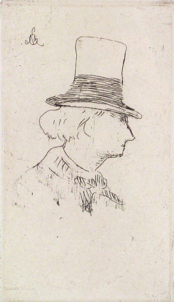 Charles Baudelaire, In profile Sale