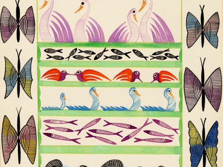 Butterfly Border: Birds & Fish on Sale