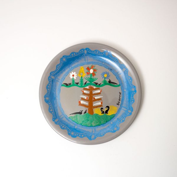 Circular Plate, Tree and Flower Discount