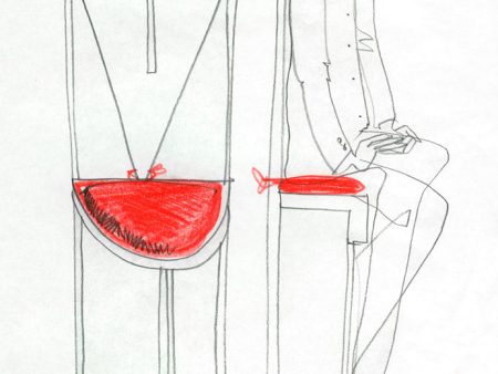 Drawing for Chair with Red Cushion Discount