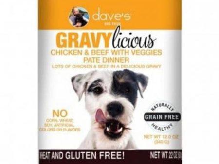 Dave s Dog Gravylicious Chicken & Beef 12 oz Fashion