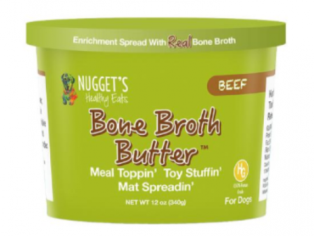 Nuggets Frozen Bone Broth Butter Beef 12 oz. Online Hot Sale