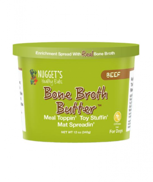 Nuggets Frozen Bone Broth Butter Beef 12 oz. Online Hot Sale