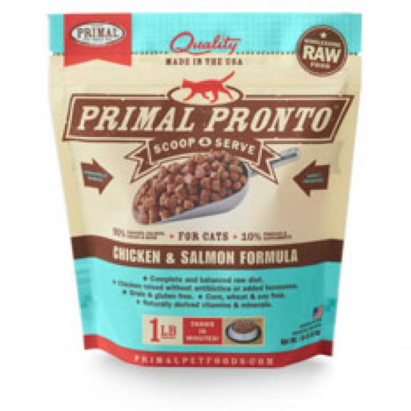 Primal Cat Pronto Chicken & Salmon 1 lb. Discount