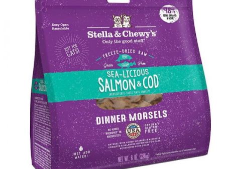 Stella & Chewy s Cat FD Sealicious Salmon & Cod 3.5 oz. For Sale