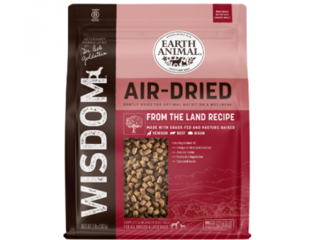 Earth Animal Dog Food Wisdom Air Dried From The Land 2 lb. Online