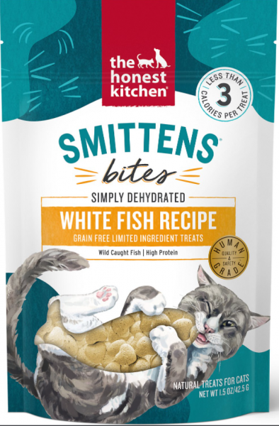 The Honest Kitchen Cat Treat Smittens Round Whitefish 1.5 oz Online