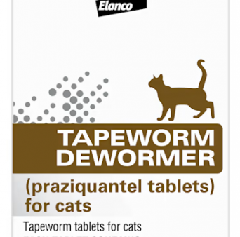 Bayer Tapeworm Dewormer Praziquantel Tablets for Cat 3 Count on Sale