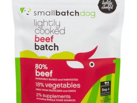 Small Batch Frozen Dog Lightly Cooked Beef 5 lb. Discount