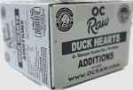 OC Raw Frozen Duck Hearts 1 2 lb Pouch Online