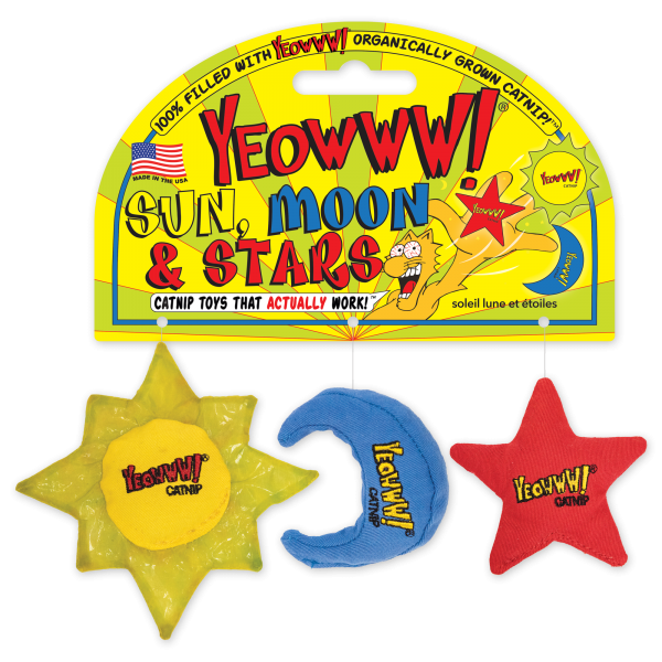 Yeowww Catnip Sun Moon & Star For Sale