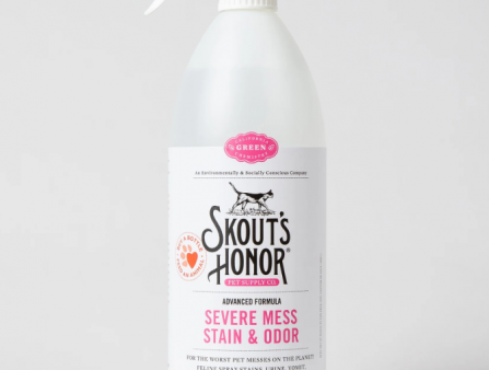 SH Cleaning Cat Severe Mess Stain & Odor Pink Label 35 oz. Online now