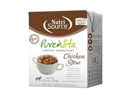 Pure Vita TetraPak Dog GI Chicken Stew 12.5 oz For Discount