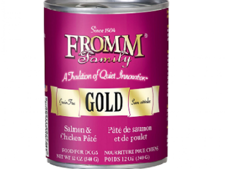 Fromm Gold Dog Can GF Salmon and Chicken Pate 13 oz Discount