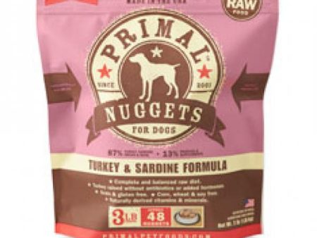 Primal Dog Nugget Turkey & Sardine 3 lb. Sale