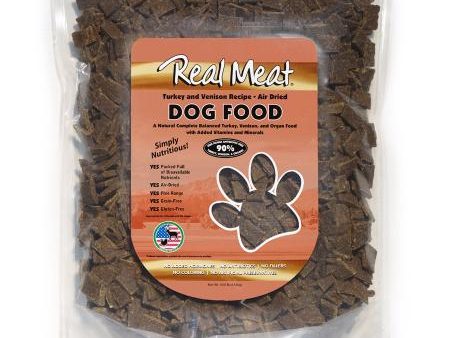 Real Meat Air Dried Food Turkey & Venison 2 lb Online now