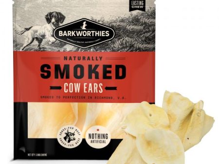 Barkworthies Smoked Cow Ears 5 pk Discount