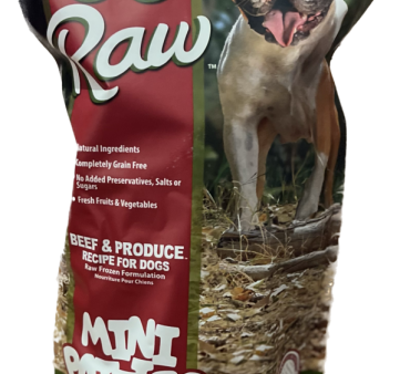 OC Raw Dog Frozen Food Beef & Produce Sliders 4 lb Fashion