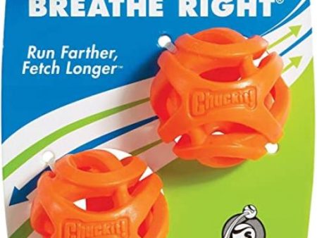 Chuck It Breathe Right Fetch Ball Small 2 pk For Discount