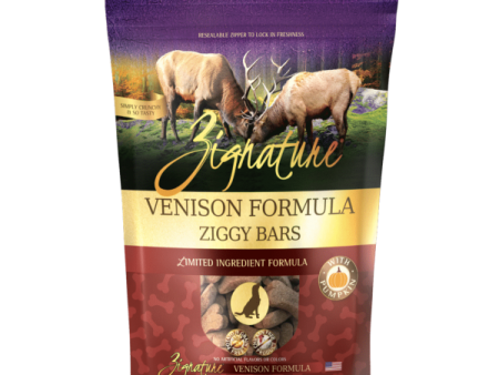 Zignature Ziggy Bars Treat Venison 12 oz. Sale