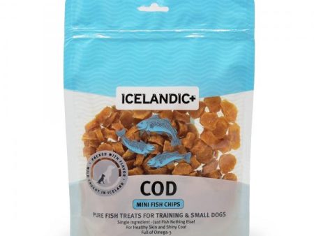 Icelandic Plus Treat Cod Fish Chips Mini 2.5 oz. Supply