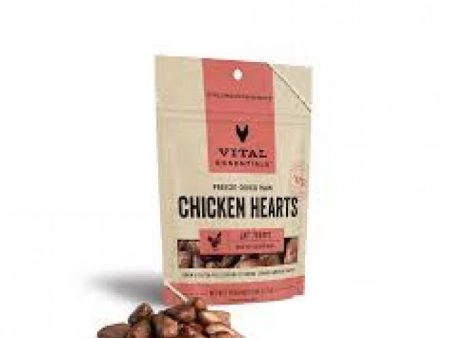 Vital Essentials Cat Treat Chicken Heart .8 oz. Discount