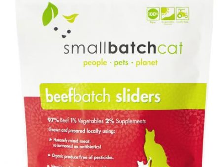 Small Batch Frozen Cat Sliders Beef 3 lb. Online Sale