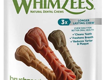 Whimzees Dental Chew Toothbrush XS 48 pc. Value Bag Online Hot Sale