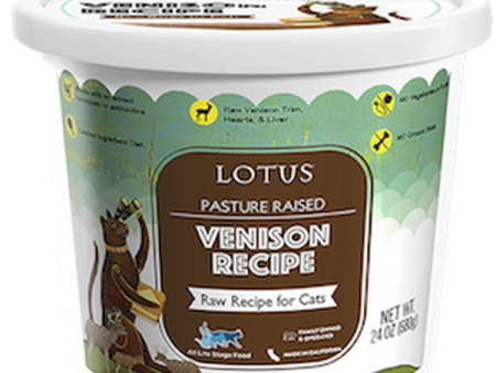 Lotus Cat Frozen Venison 24 oz Online Sale