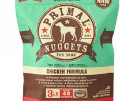 Primal Dog Nugget Chicken 3 lb. Online now