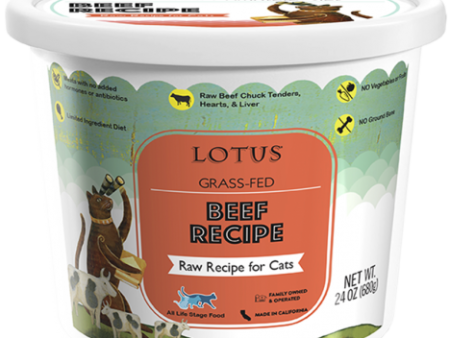 Lotus Cat Frozen Beef 24 oz For Cheap