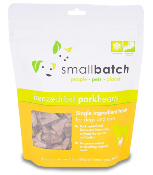 Small Batch FD Hearts Pork 3.5 oz. on Sale