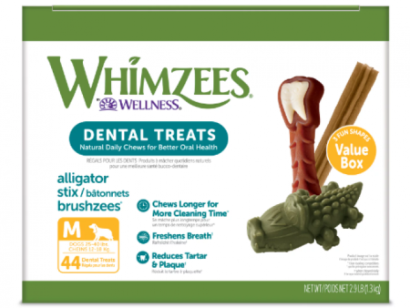 Whimzees Value Box Medium 44 ct. Fashion