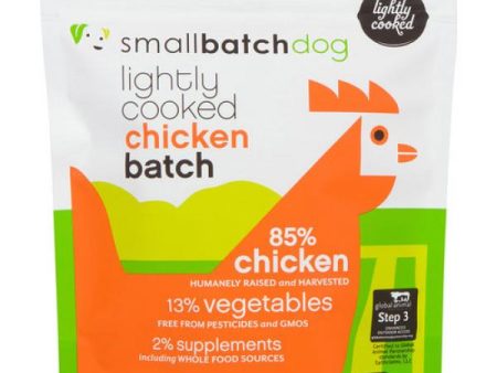 Small Batch Frozen Dog Lightly Cooked Chicken 2 lb. on Sale