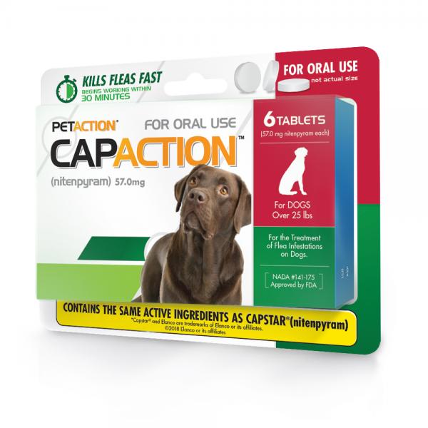 CapAction Large Dog 57 mg 6 tab on Sale