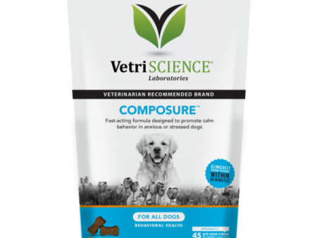 Vetri Science Dog Composure Peanut Butter 45 Ct Online now