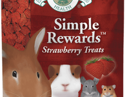 Oxbow Simple Rewards Strawberry Treat .5 oz. Hot on Sale