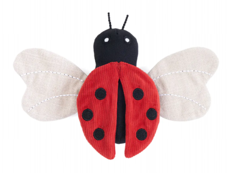 Zippy Paws Eco Corduroy Ladybug Discount