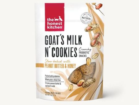 The Honest Kitchen Cookies Goat Milk n Cookies Peanut Butter & Honey 8 oz. For Sale