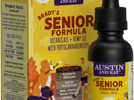 Austin and Kat Brady s Senior Blend Oil 450 mg Hot on Sale