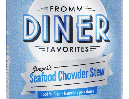 Fromm Dog Can Diner Classics Seafood Chowder Stew 12.5 oz. Fashion