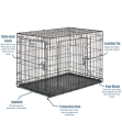 Contour Large Double Door Crate 42  Discount