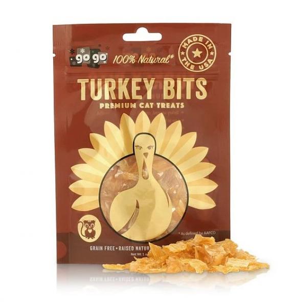 Artvark GoGo Turkey Tendon Bits for Cats 1 oz. Fashion