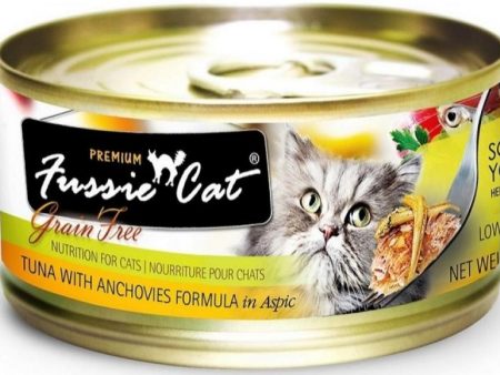 Fussie Cat Tuna w  Anchovies 2.82 oz. Discount