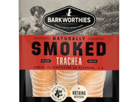 Barkworthies Smoked Trachea 6  3 pk Hot on Sale