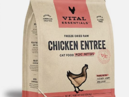 Vital Essentials Cat Frozen Chicken Mini Patties Entree 28 oz For Cheap