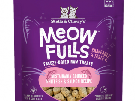 Stella & Chewy s Cat FD Treat Meowfulls Whitefish Salmon 1.5 oz Supply