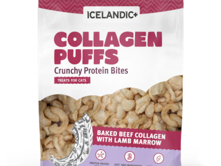 Icelandic Plus Cat Collagen Mini Puffs w Marrow .5 oz Online now