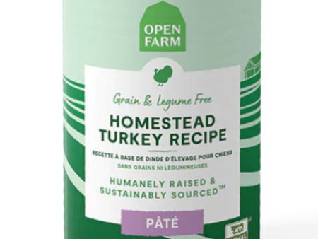 Open Farm Dog Canned Homestead Turkey 12.5 oz Supply